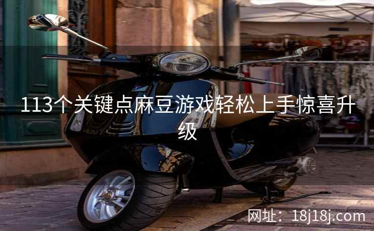 113个关键点麻豆游戏轻松上手惊喜升级