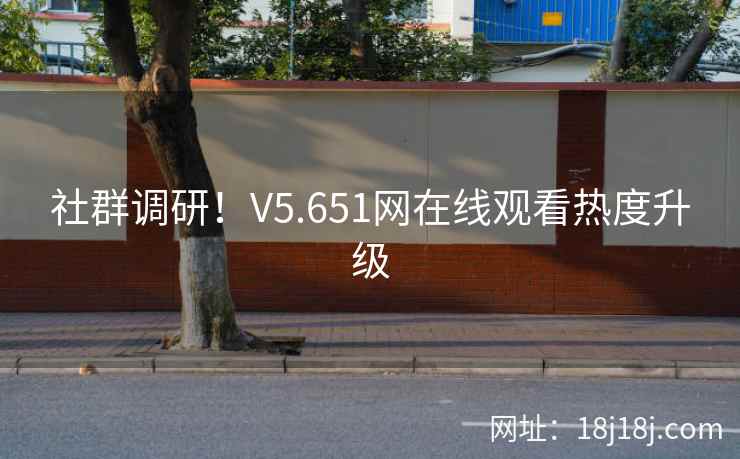 社群调研！V5.651网在线观看热度升级