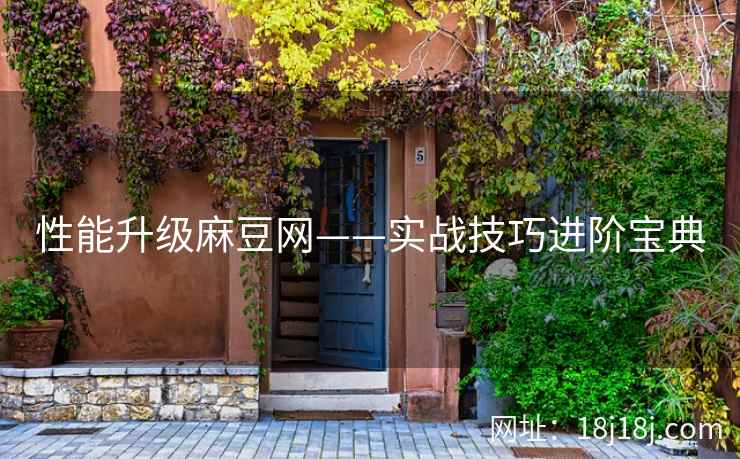 性能升级麻豆网——实战技巧进阶宝典 性能升级麻豆网——实战技巧进阶宝典