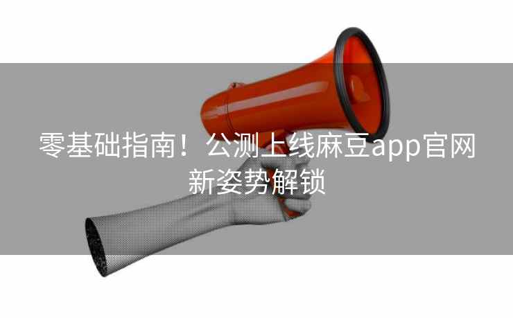 零基础指南！公测上线麻豆app官网新姿势解锁