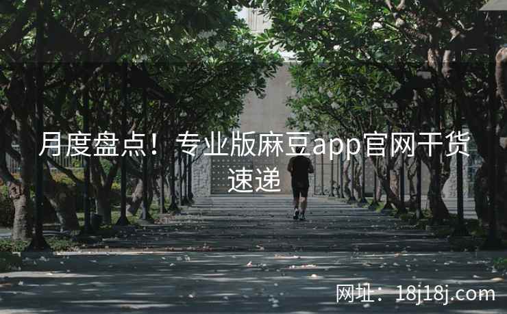月度盘点！专业版麻豆app官网干货速递