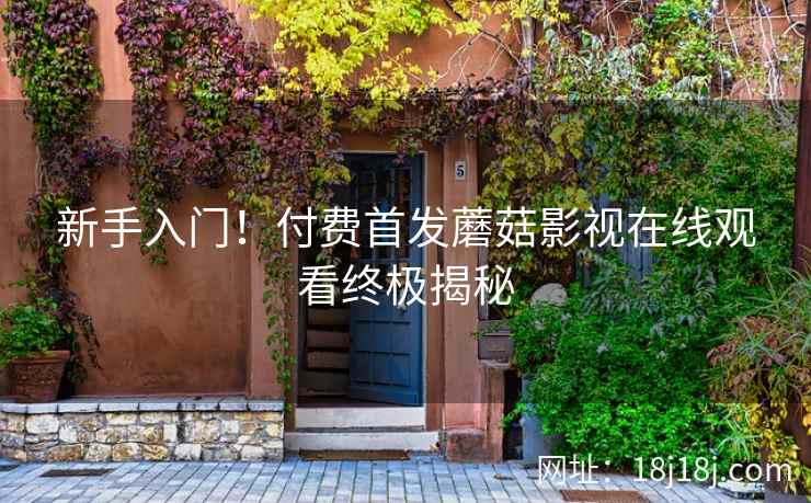 新手入门！付费首发蘑菇影视在线观看终极揭秘